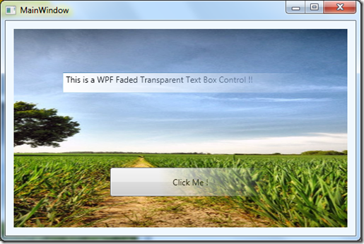 How to apply simple faded transparent effects on WPF controls ? – Daily ...