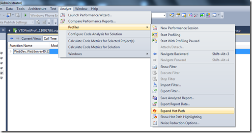 Highlighting Execution Hot Path in Visual Studio 2010 Profiler Call ...