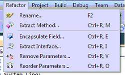 Refactoring Code using Visual Studio Extract Method - Daily .NET Tips