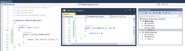 Calling Current Project Methods From C# Interactive Window In Visual ...