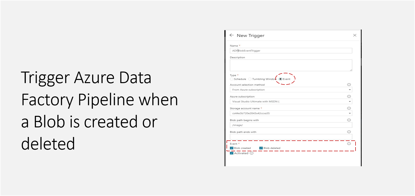 Trigger Azure Data Factory Pipeline When A Blob Is Created Or Deleted ...